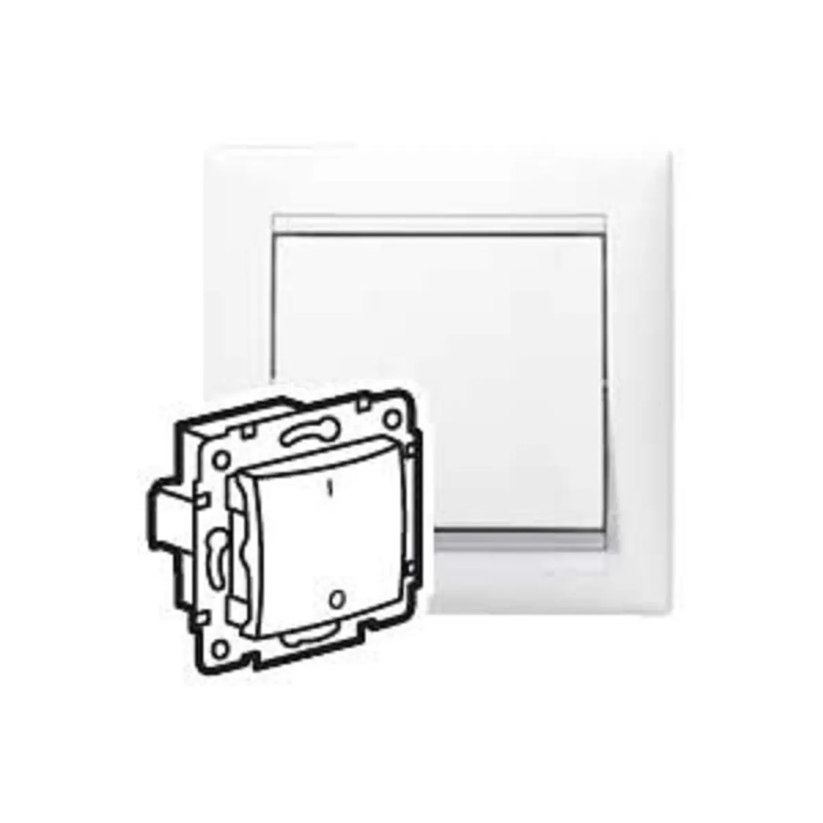 Legrand 774402 Valena fehér kétpólusú kapcsoló #1