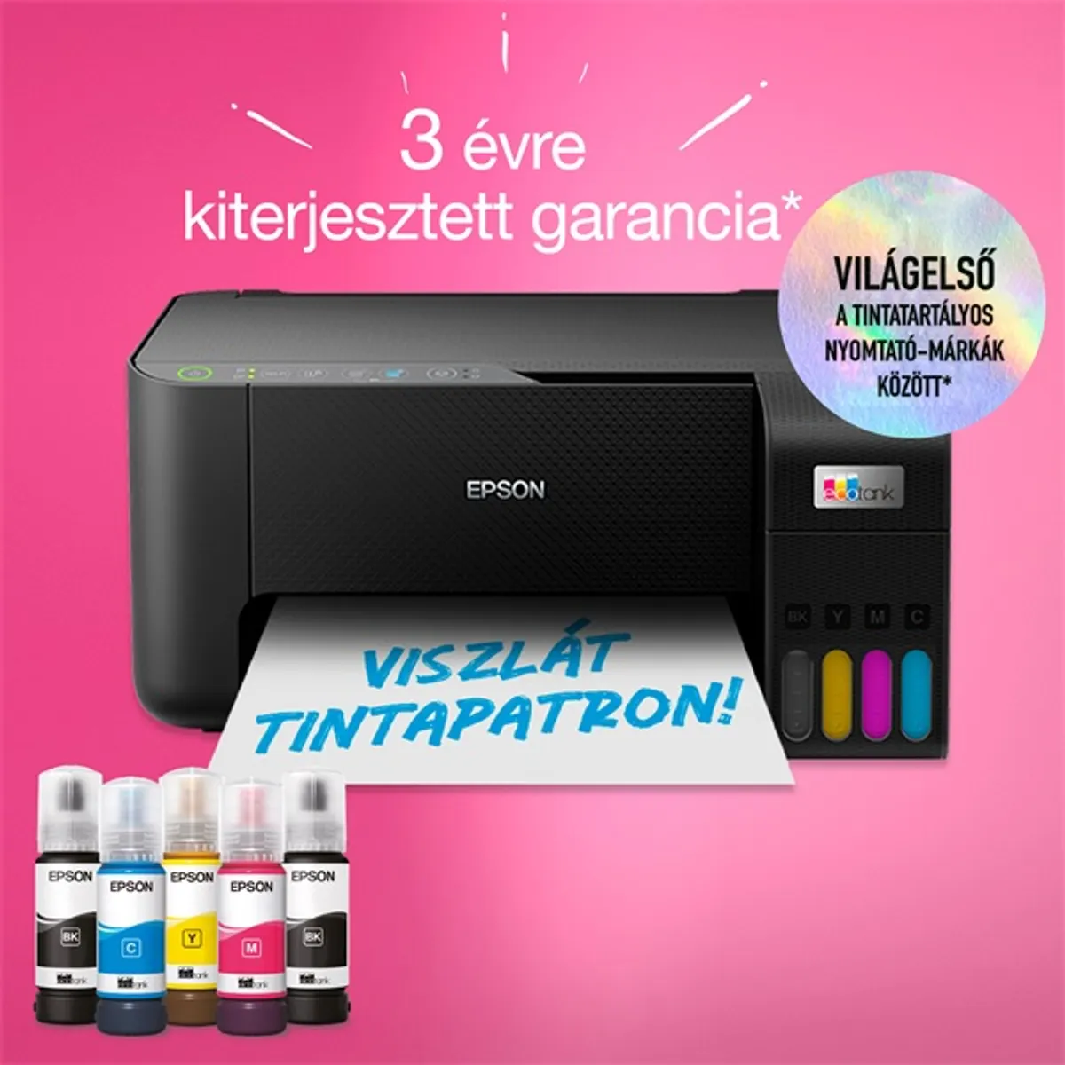 Epson EcoTank L3270 színes nyomtató MFP, WiFi/USB, 8100/6500 oldal tinta a dobozban #8