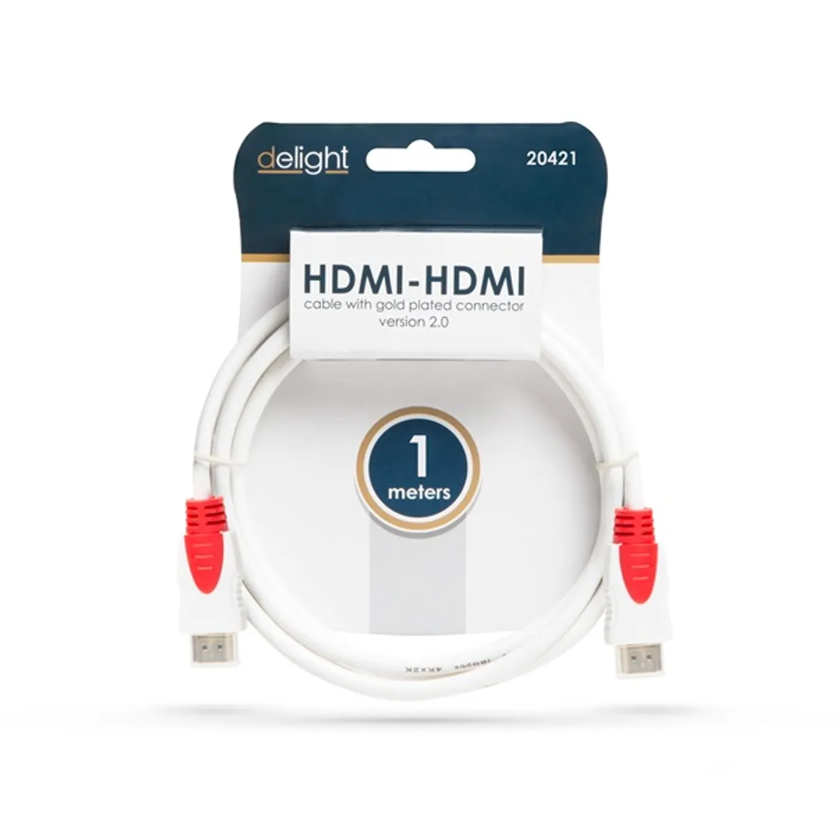 Delight 1m 2.0v 4K HDMI - HDMI kábel #2