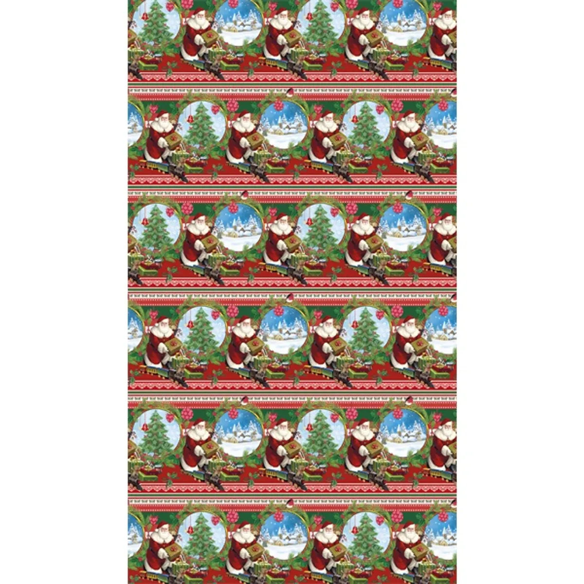 IRIS Karácsonyi tekercses csomagolópapír,  200x70cm, különböző mintákkal, 60g/m2 #2