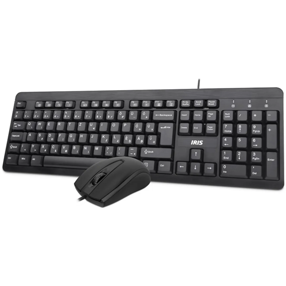 IRIS C-13 USB fekete billentyűzet + egér #1