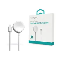 Devia ST381973 Smart Series Apple Watch-hoz Type-C fehér mágneses töltőkábel #1