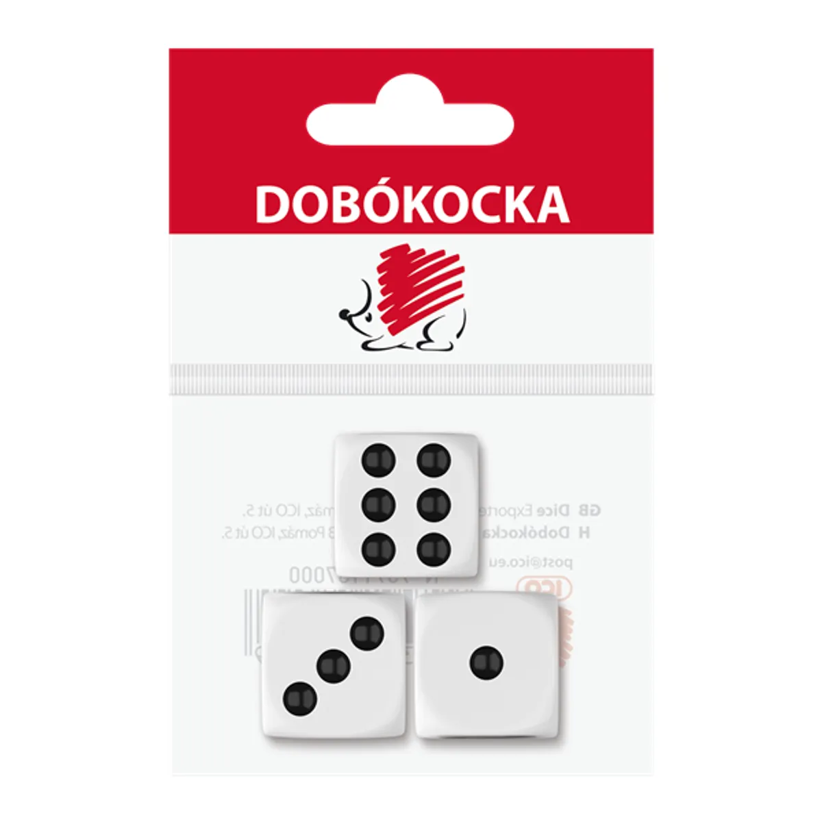 ICO Süni 3 db dobókocka #1