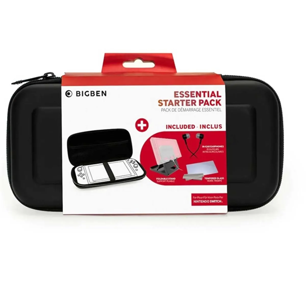 BigBen 2805857 Nintendo Switch nagy utazótok + kijelzővédő fólia #1