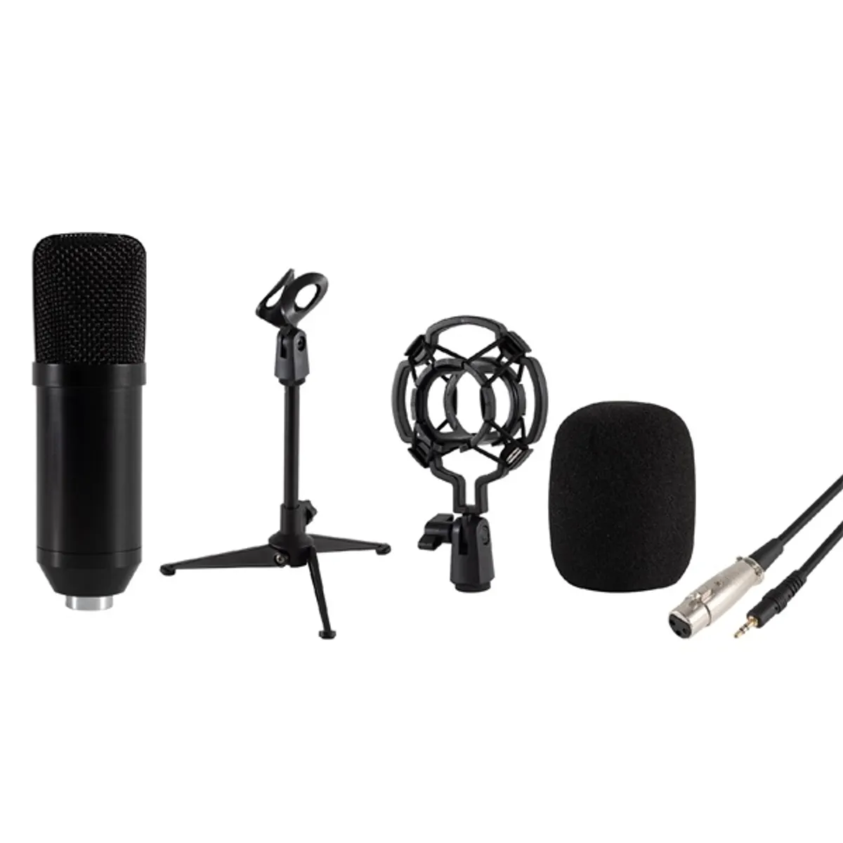 SAL M 12 XLR-3,5mm stúdió mikrofon szett és tripod #2