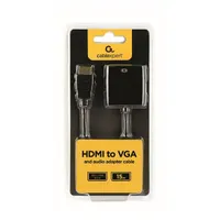 Gembird HDMI v1.4 -VGA adapter + audio port Fekete #5