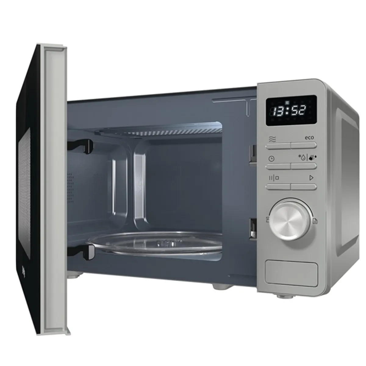 Gorenje MO20A3X inox 800W 20L inox mikrohullámú sütő #2