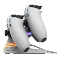 PDP 052-022-WH Afterglow Wave PlayStation 5 DualSense RGB fehér kontroller töltőállomás #5