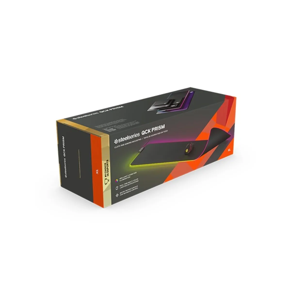 SteelSeries QCK Prism Cloth XL világító gamer egérpad #3