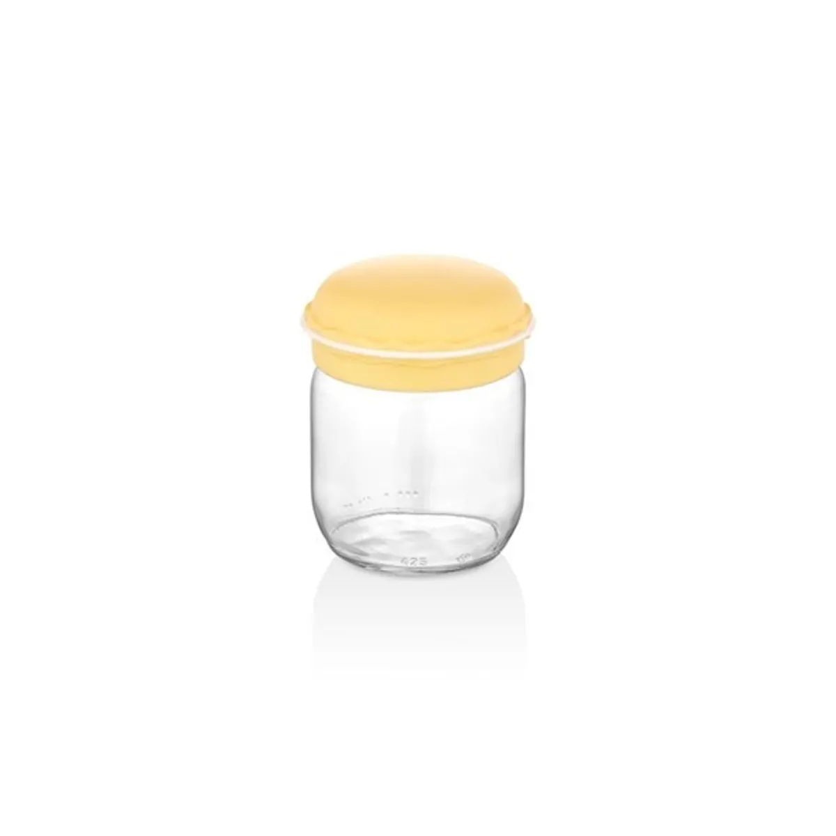 IRIS Macaron üveg fűszertartó 425ml, rózsaszín, menta, sárga vagy lila színű HN-1364 #1