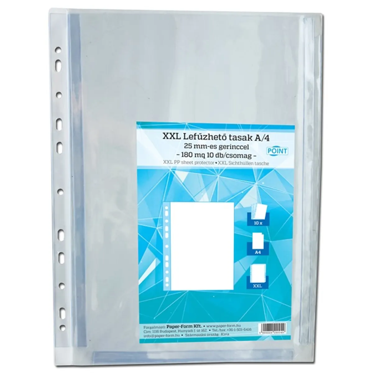 XXL A4 180 mikronos 10db lefűzhető genotherm #1