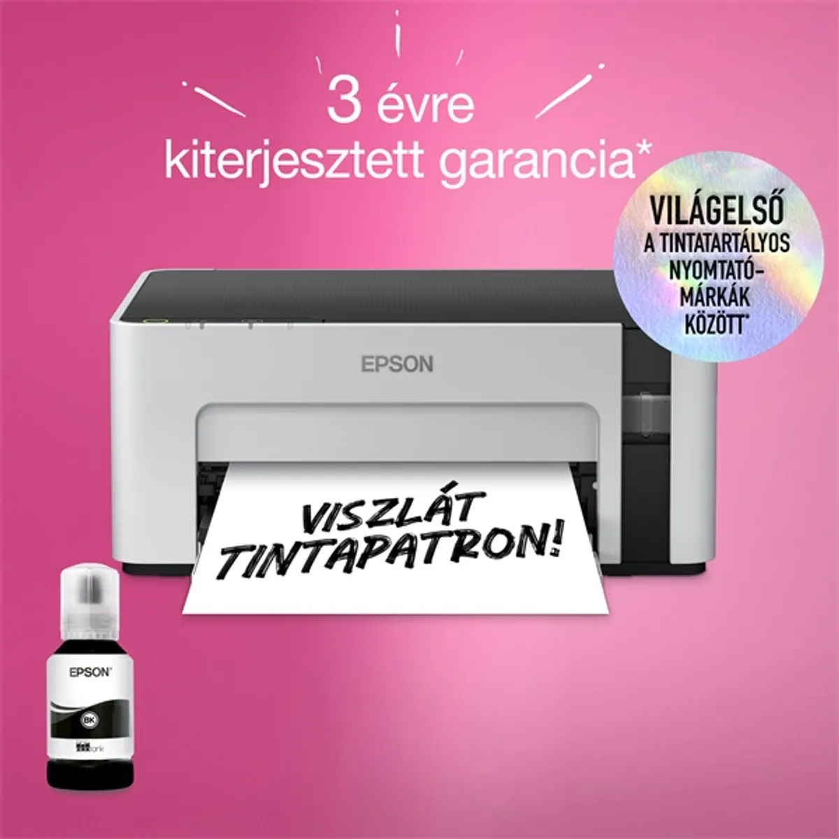 Epson EcoTank M1100 mono nyomtató USB, 5000 oldal tinta a dobozban #8