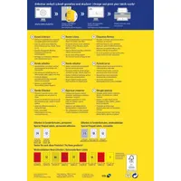 Avery L3415-10 40mm átmérőjű 240db-os fehér kör alakú öntapadó etikett #2