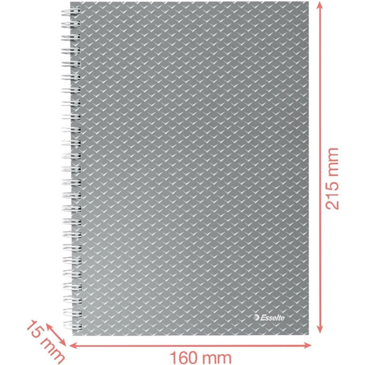 Esselte ColourBreeze A5 kockás kék spirálfüzet #5