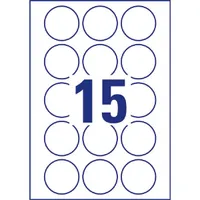 Avery 6225-10 51mm 10 ív univerzális fehér köretikett #3