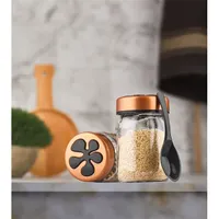 IRIS Formo üveg fűszertartó 190ml, fekete vagy fehér színű HN-1223 #2