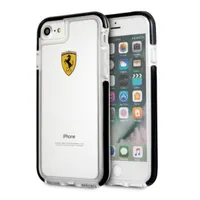 Ferrari iPhone 7 átlátszó/fekete hátlap #2
