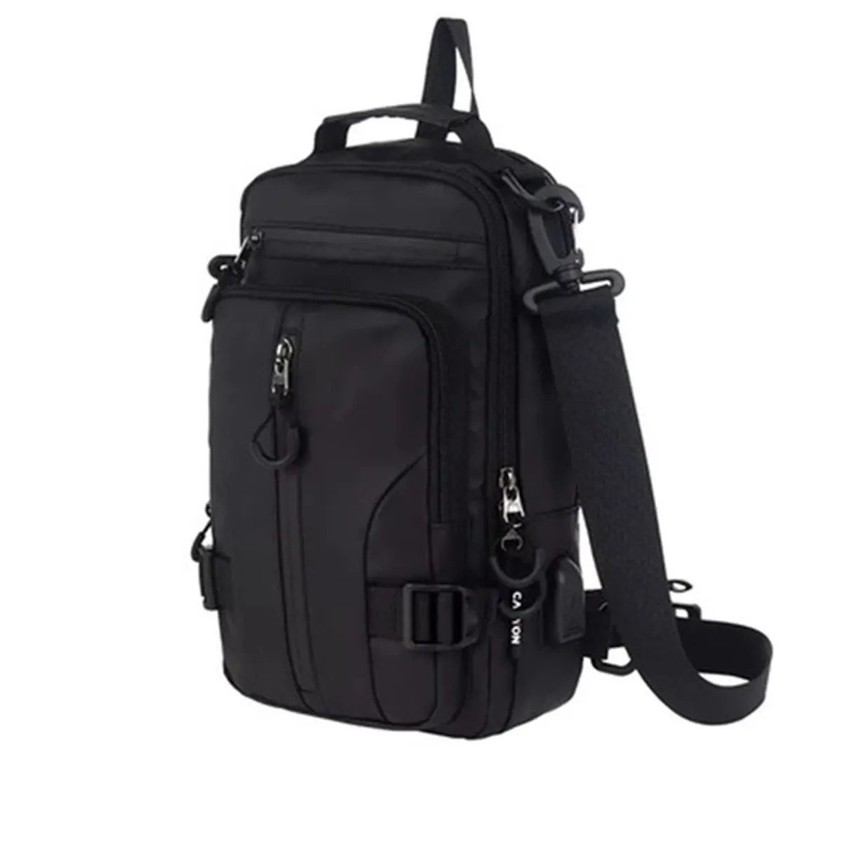 Canyon CB-1 Transformer Bag notebook/tablet poliészter oldaltáska/hátizsák fekete 3,5L #4