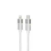 AVAX CB315 GLOWY 2m 27W USB-C - Lightning fehér gyorstöltő kábel #2