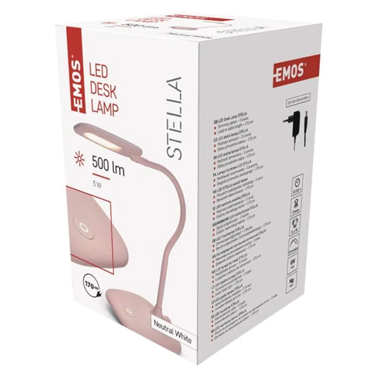 Emos Z7602P LED Stella rózsaszín asztali lámpa #5