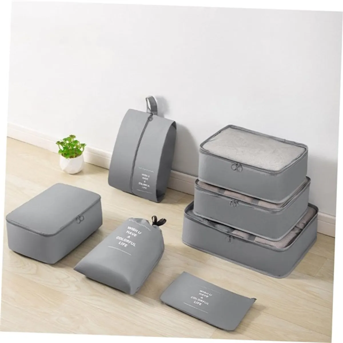 IRIS A02 Bőrönd csomag rendszerező 7 db-os #4