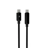 AVAX CB653 PULSEY 0,5m 60W USB-C szürke fonott gyorstöltő LED kábel #4