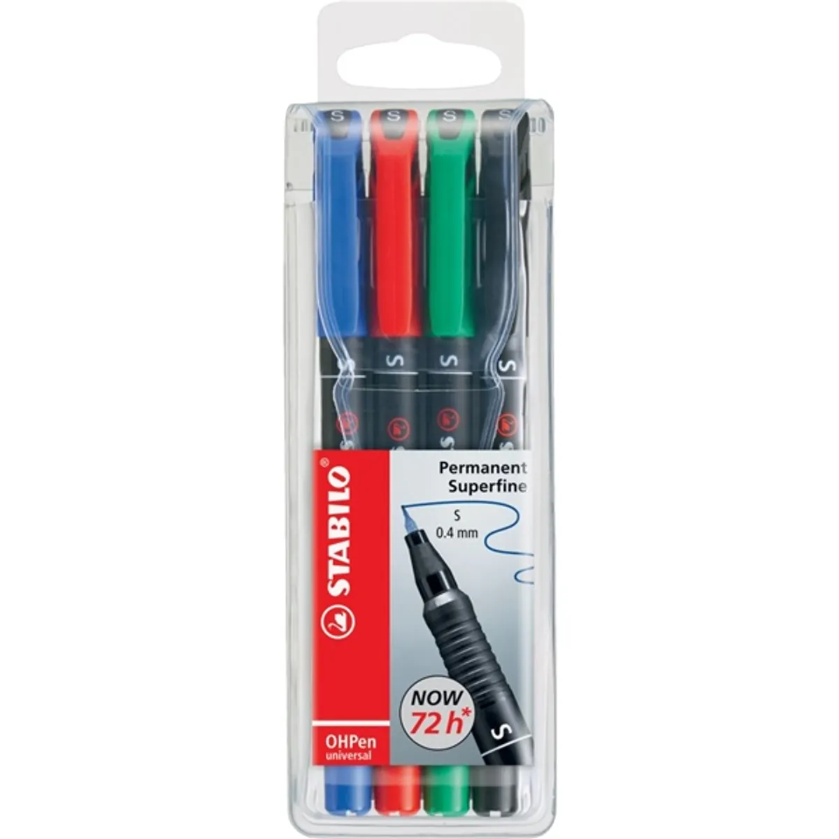 Stabilo OHPen 841 S 4db-os vegyes színű permanent marker készlet #1