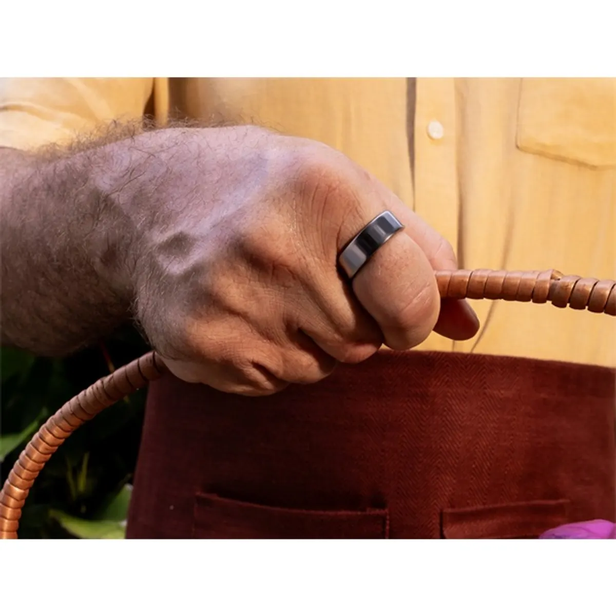 Ultrahuman UHRA-AA-08 Ring Air 8-as méret fekete okosgyűrű #6