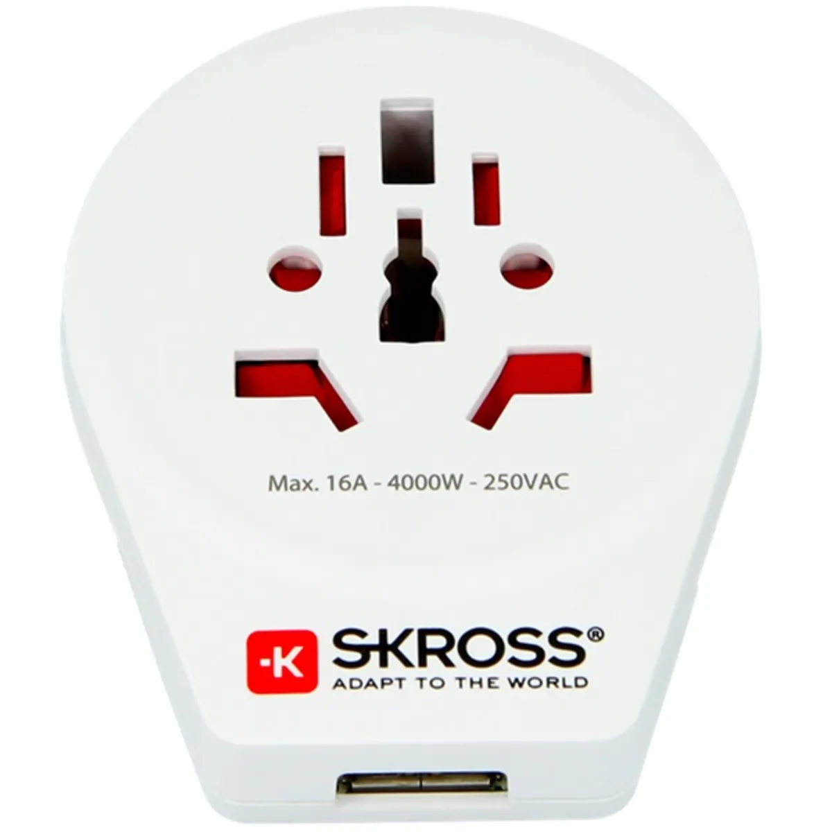 SKROSS 1.500266 World to Europe USB - csatlakozó átalakító európába utazóknak + USB #3