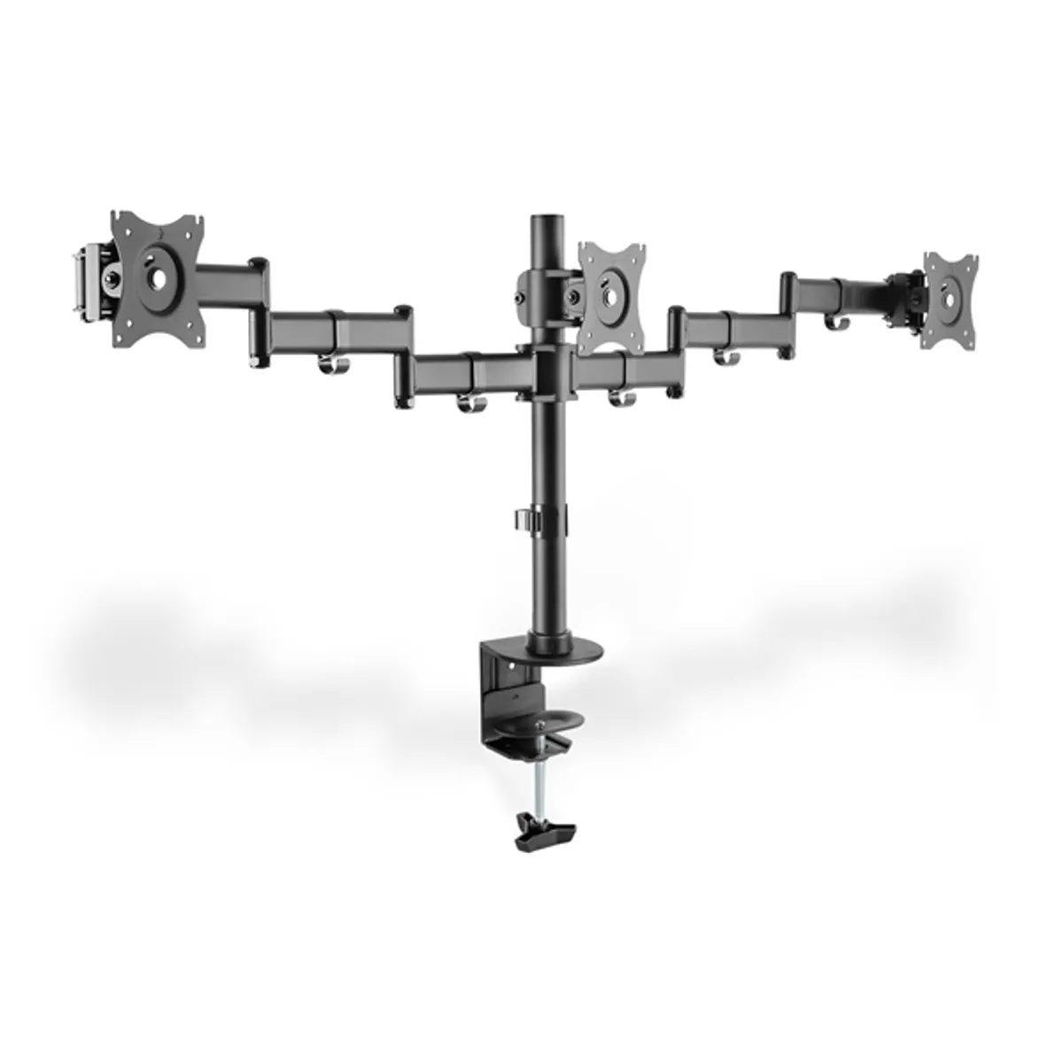 DIGITUS DA-90362 C-bilincses univerzális (VESA 75 / 100) 3-as fekete monitor tartó konzol #5