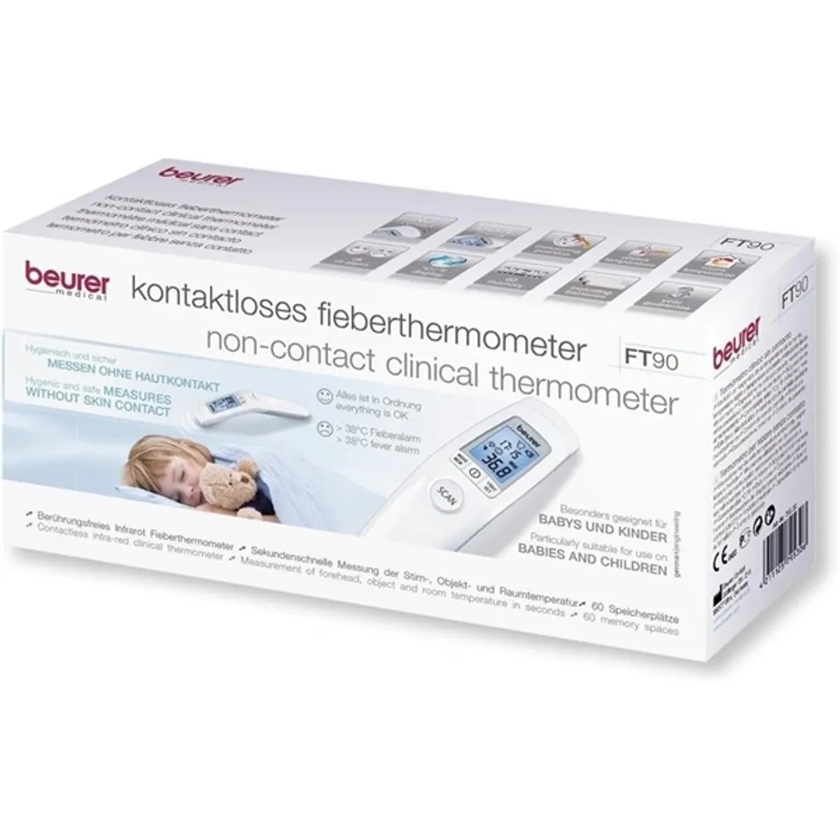 Beurer FT90 érintés nélküli lázmérő #4