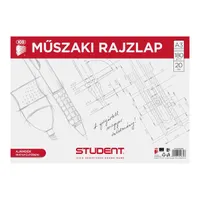 ICO Student A3 180g 20lapos műszaki rajzlap #1