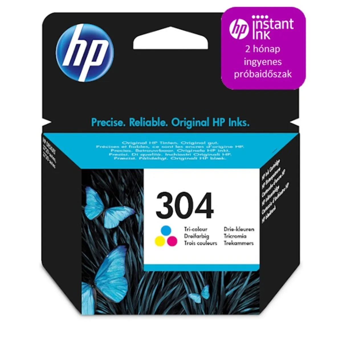 HP N9K05AE (304) háromszínű tintapatron #1