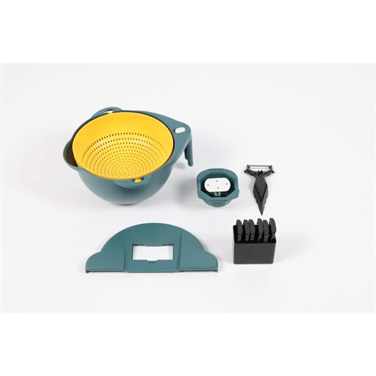 IRIS KT-239-BY konyhai többfunkciós szeletelő tállal #4