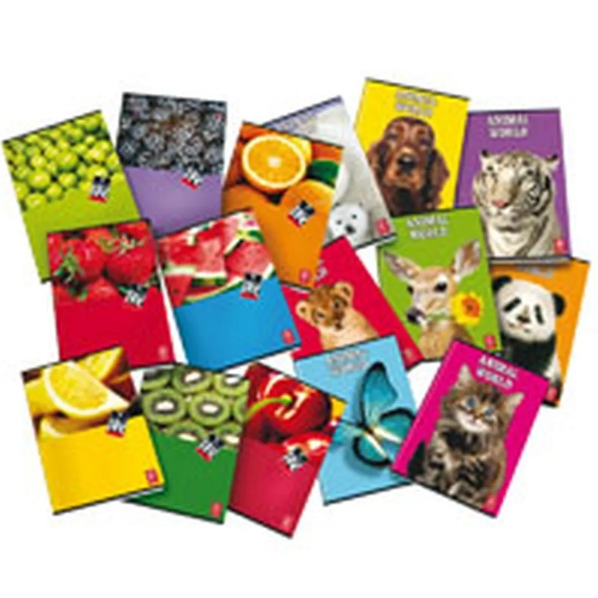 Pigna Fruits A4 42lapos tűzött kockás füzet #1