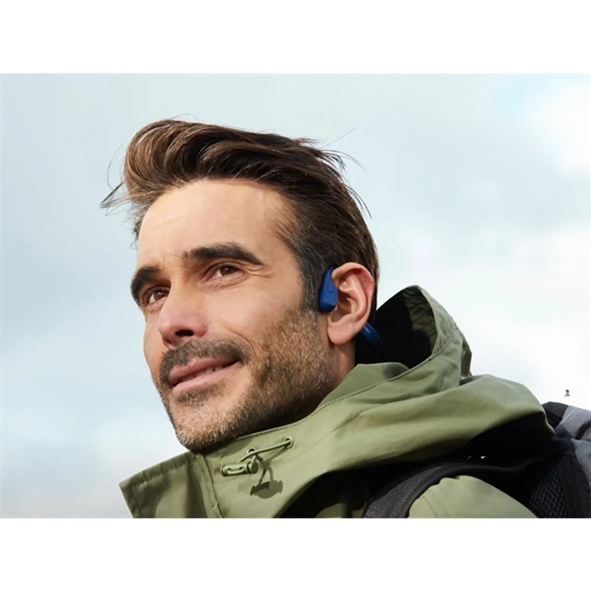 Shokz OpenRun USB-C csontvezetéses Bluetooth kék Open-Ear sport fejhallgató #8