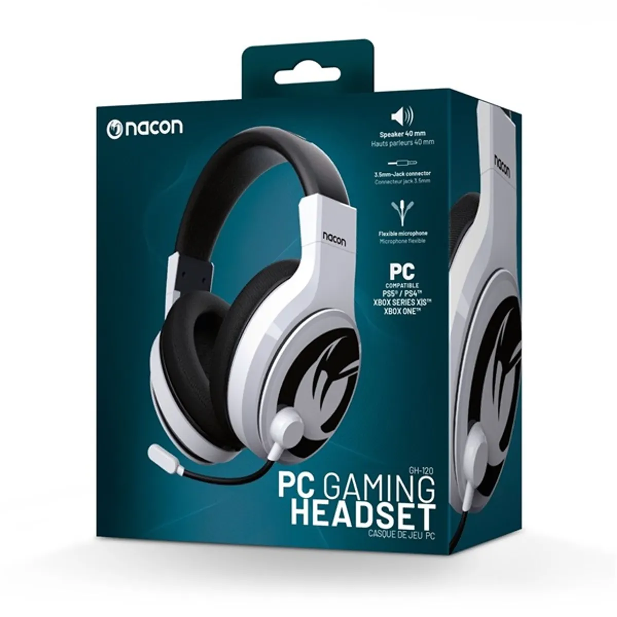 Nacon 2809133 GH-120 szürke gamer headset #2