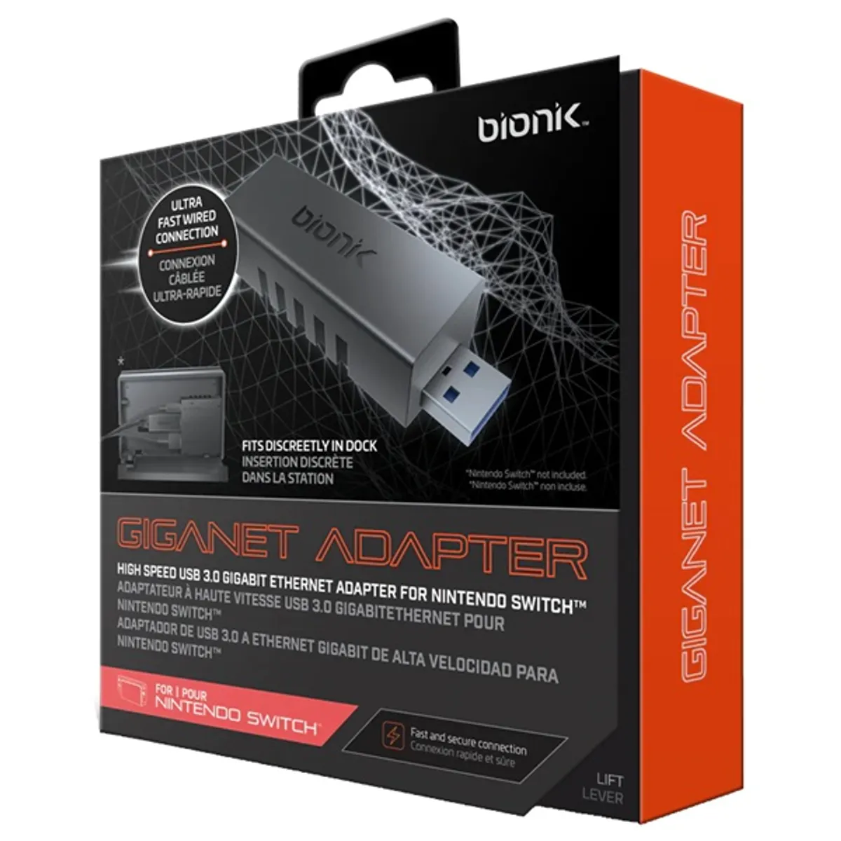 Bionik BNK-9018 Nintendo Switch USB 3.0 Gigagnet adapter #8