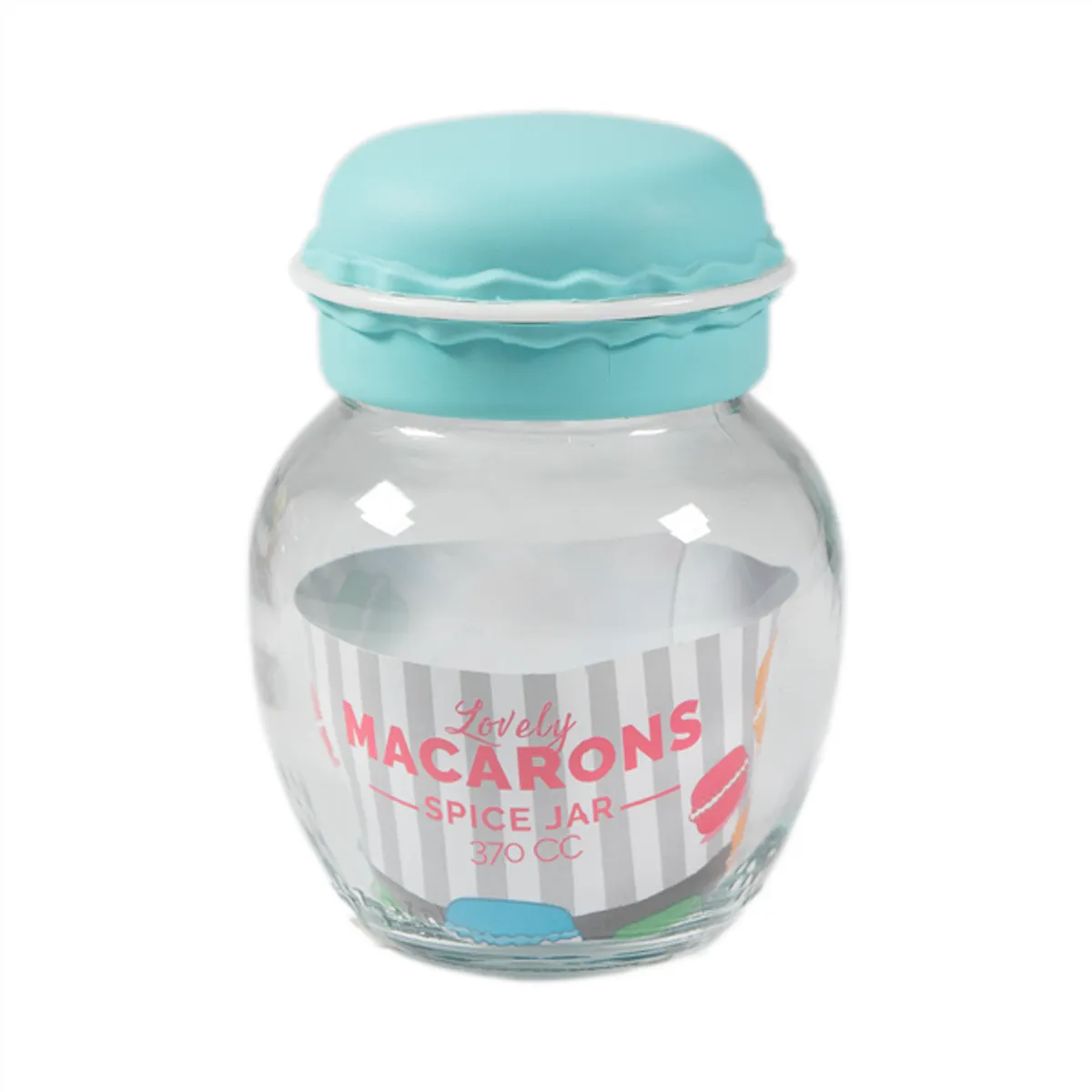 IRIS Macaron üveg fűszertartó 370ml, zöld, fukszia, narancs vagy citromsárga színű HN-1215 #5