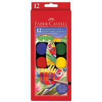 Faber-Castell 30 mm 12 színű vízfesték készlet ecsettel #3
