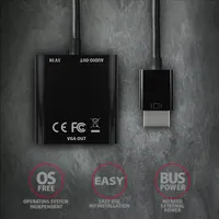 Axagon RVH-VGAN HDMI - VGA + audio out adapter #7