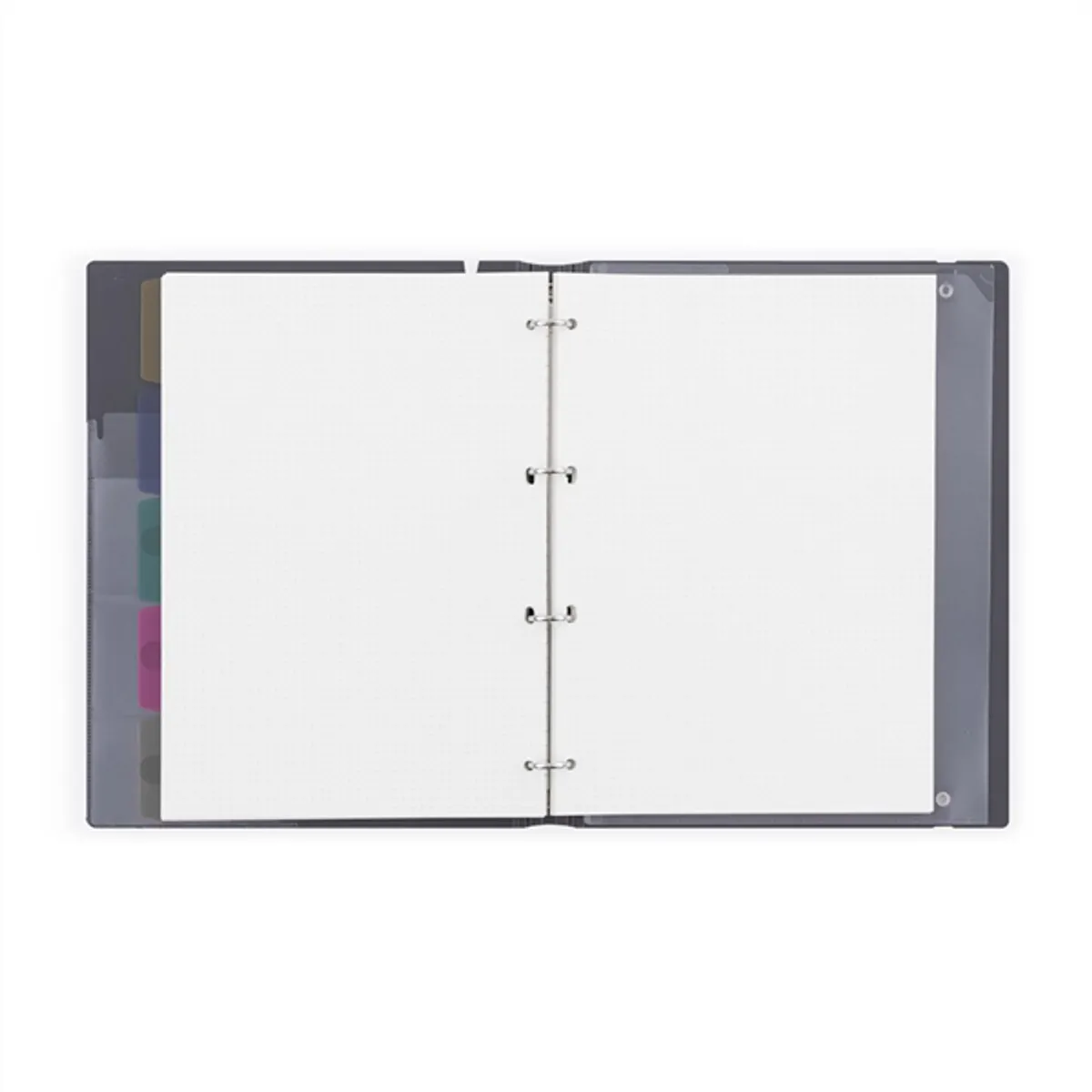 Verde A4 4 gyűrűs 3x30 vegyes lappal tégla gyűrűs mappa #4