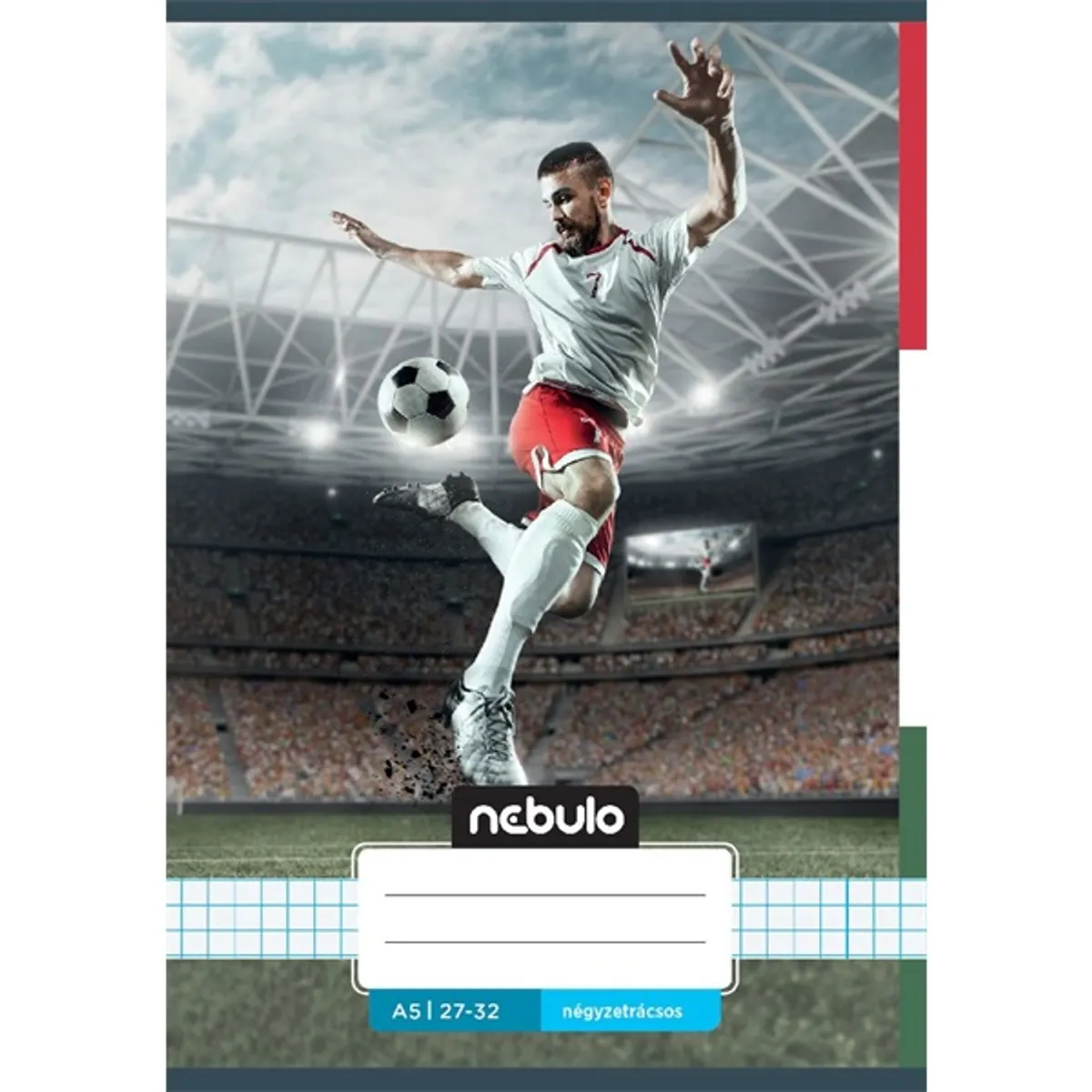 Nebulo Vagány minták A5 27-32 tűzött kockás füzet #6