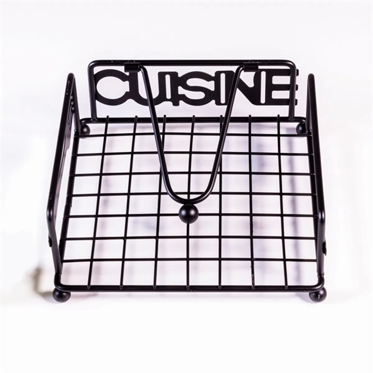 IRIS KT-211 CUISINE fémrácsos szalvétatartó 18cmx18cmx7cm #3