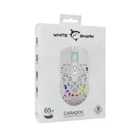 White Shark GM-5018W Caradoc fehér gamer egér #7