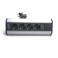 TOO VPS-316-4S IP20, 4x 2P+F, ezüst asztalra rögzíthető elosztó #5