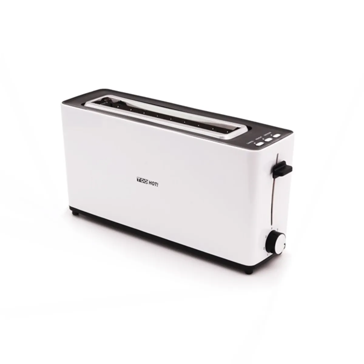 TOO TO-2SL107W-900W fehér 2 szeletes (vagy 1 hosszú szelet) kenyérpirító #1