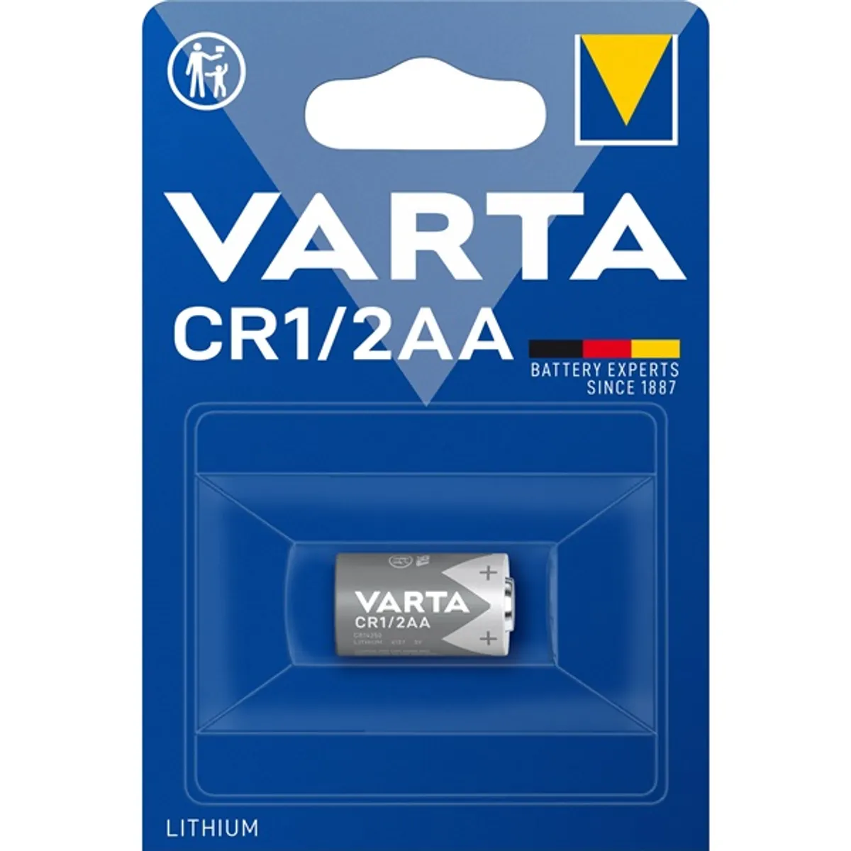 VARTA 6127101401 CR 1/2 AA lítium fotó elem 1db/bliszter #2