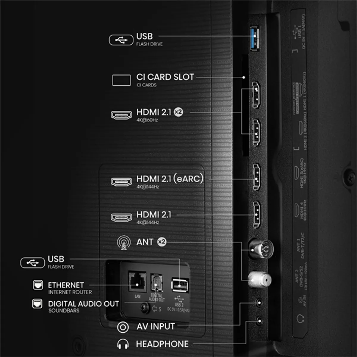 Hisense 55" 55E7QPRO 4K UHD Smart Gamer QLED TV #4