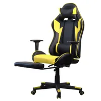 Iris GCH204BC_FT fekete / citromsárga gamer szék #3